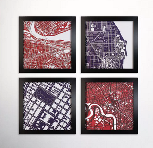 激光切割網(wǎng)格地圖，讓您看到不一樣的美