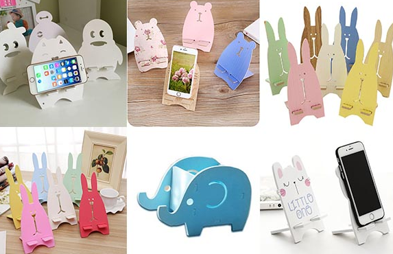 激光雕刻切割手機(jī)展架，給你想要的簡(jiǎn)約時(shí)尚！