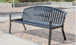 激光切割公共長椅，為城市“梳妝”，為美景增色