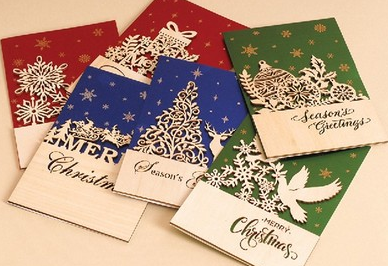 激光雕刻賀卡，把最美好的祝福帶給您