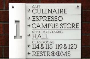 激光切割導向牌，再路癡也不會迷路啦